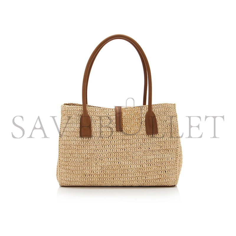 YSL RAFFIA PANIER RECTANGLE TOTE 92886994 (29*21*9cm)