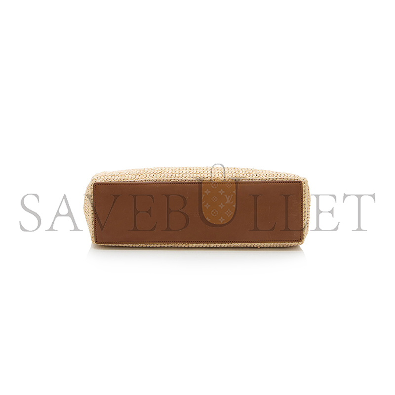 YSL RAFFIA PANIER RECTANGLE TOTE 92886994 (29*21*9cm)