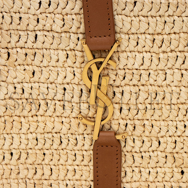 YSL RAFFIA PANIER RECTANGLE TOTE 92886994 (29*21*9cm)