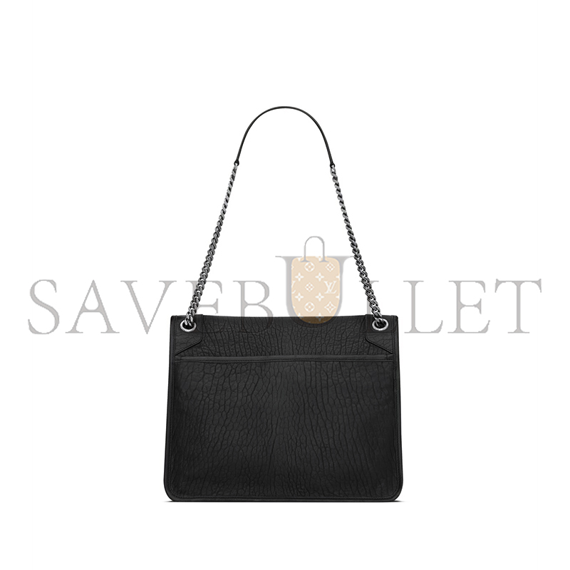 YSL NIKI LARGE IN GRAINED LAMBSKIN 803777AACIA1000 (32*23*9cm)