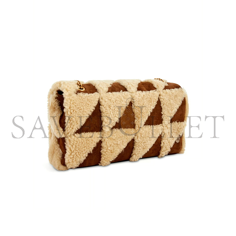YSL JAMIE SHEARLING SHOULDER BAG GAB5158210822 (25*15*7.5cm)