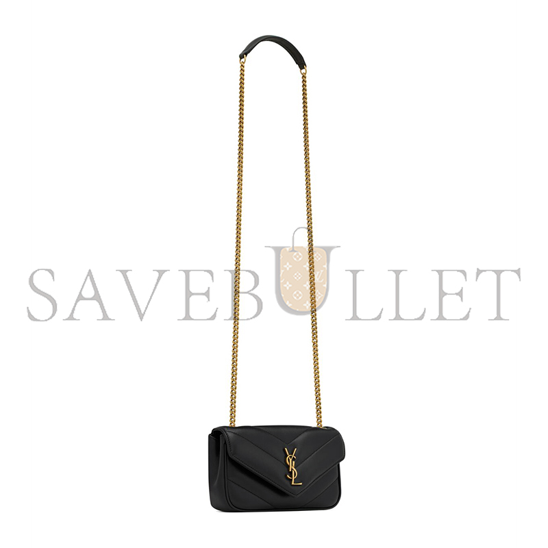 YSL LOULOU MINI IN LAMBSKIN 821749AAEAX1000 (20*12*5cm)