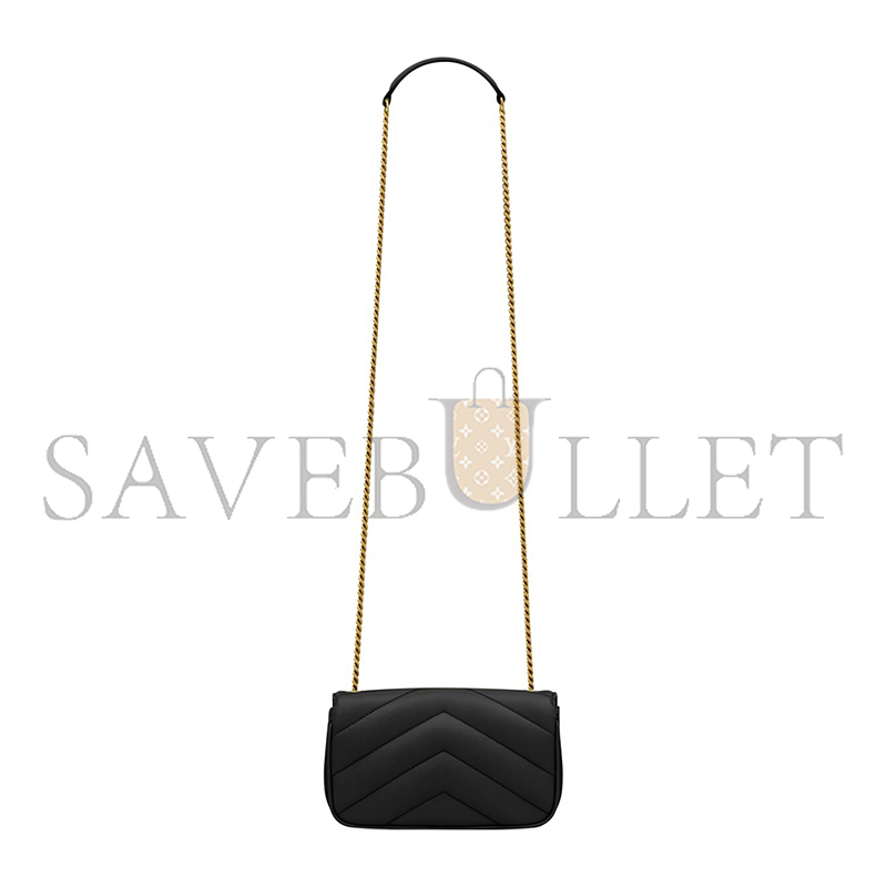 YSL LOULOU MINI IN LAMBSKIN 821749AAEAX1000 (20*12*5cm)