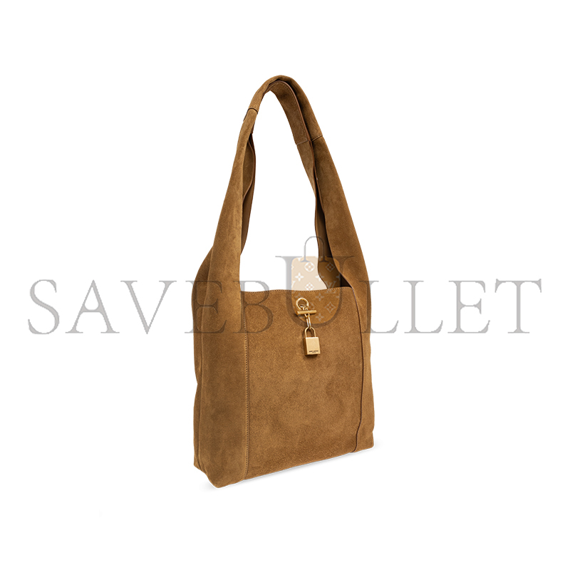 YSL SUEDE HOBO SHOULDER BAG 