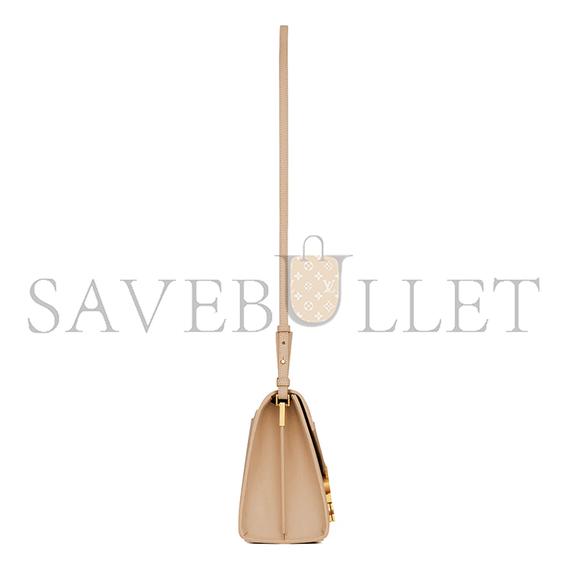 Y*L CASSANDRA MEDIUM TOP HANDLE BAG IN GRAIN DE POUDRE EMBOSSED LEATHER 623931BOW0W2721 (24.5*20*11.