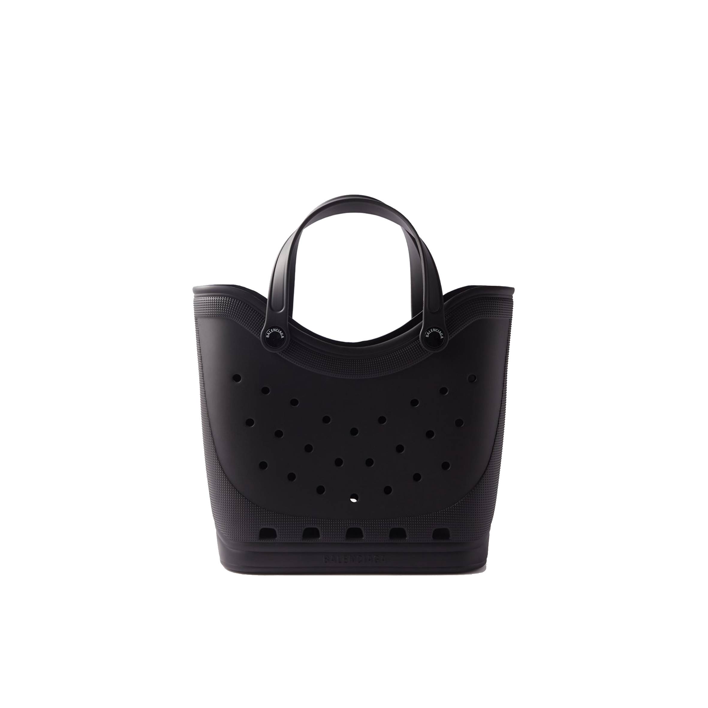 Ba*len*cia*ga black x crocs rubber tote bag matchesfashion us (47.7*36.8*17.5cm)