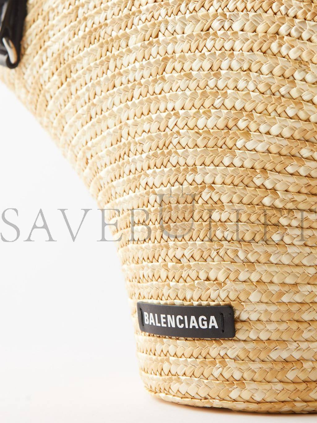Ba*len*cia*ga beige medium leather-trim basket bag matchesfashion us (40.5*28*15cm)