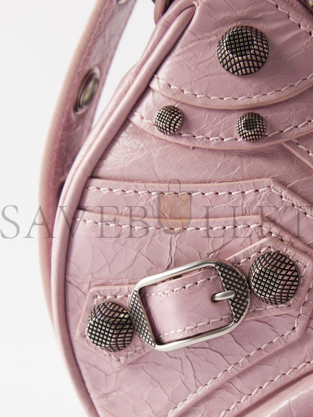 Ba*len*cia*ga pink le cagole xs leather shoulder bag  matchesfashion us (26*13*5cm)