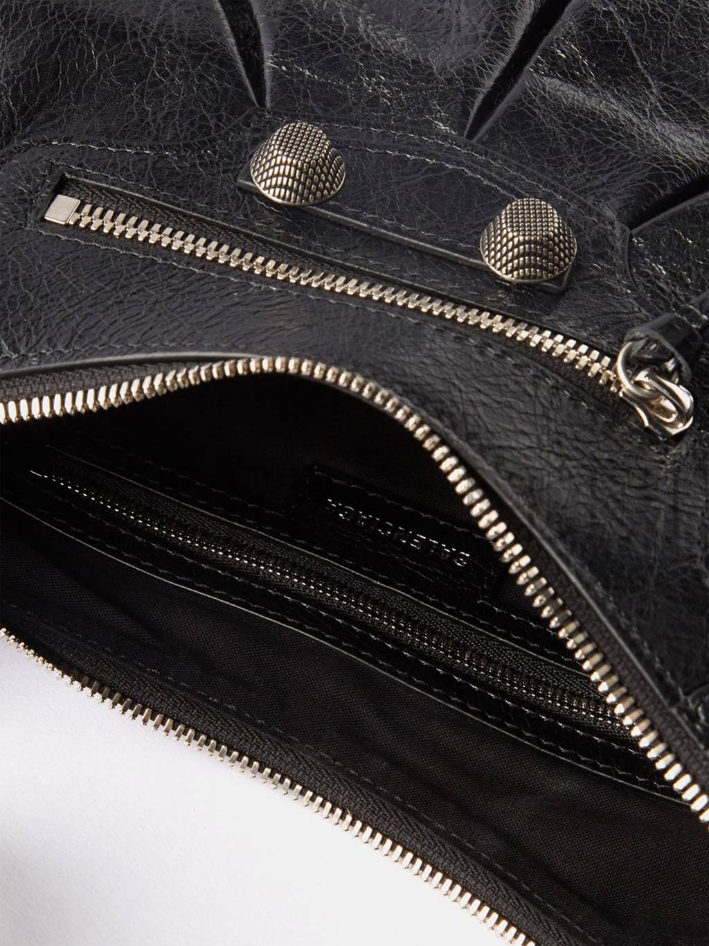 Ba*len*cia*ga black cagole s leather shoulder bag  matchesfashion us (33*14.7*7.8cm)