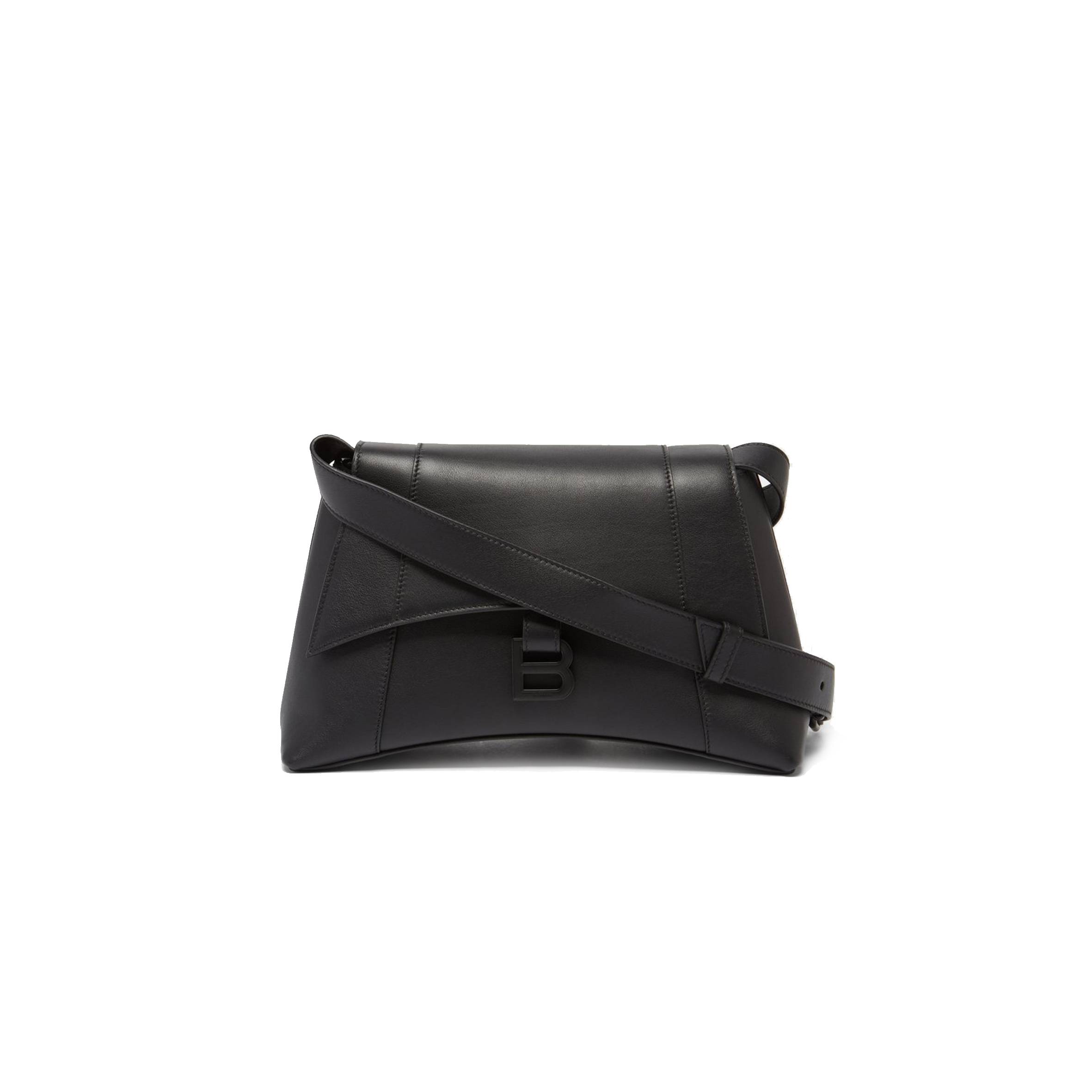 Ba*len*cia*ga black hourglass s leather bag  matchesfashion us (29*17.8*10.5cm)