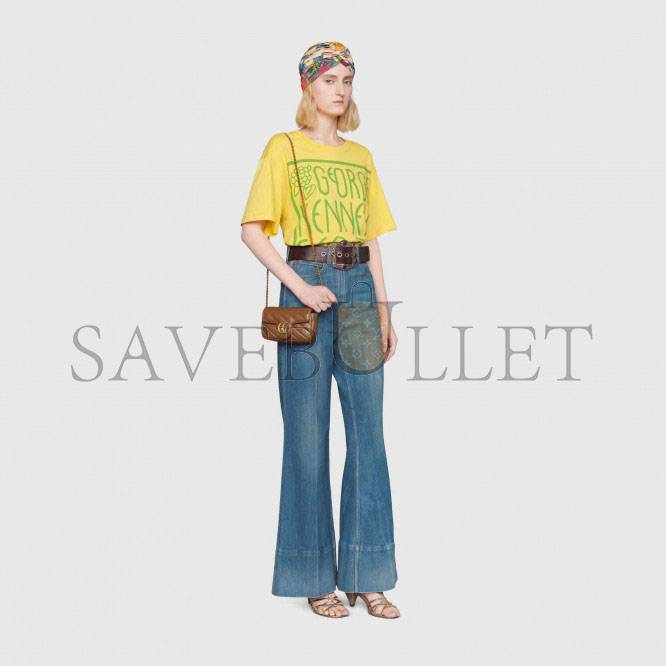 G*u*i gg marmont matelassÉ super mini bag 476433 (16.5*10.2*5.1cm)