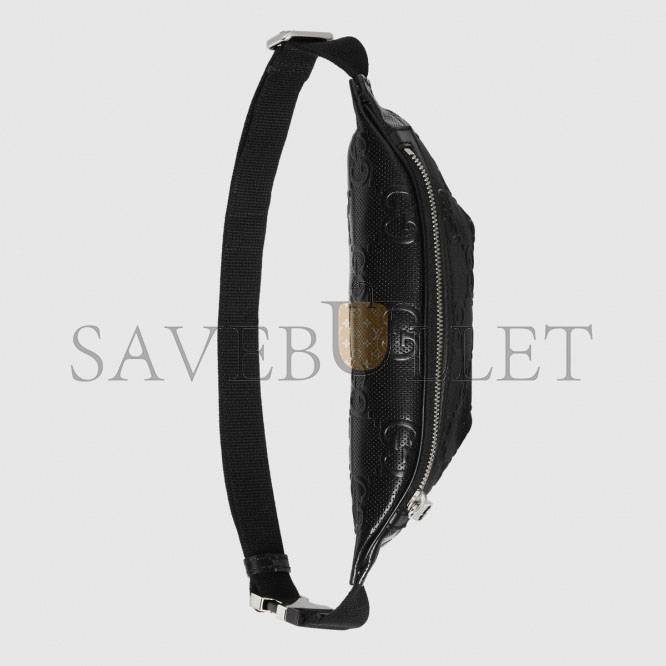 G*u*i gg embossed belt bag 658582 (23*13*5cm)