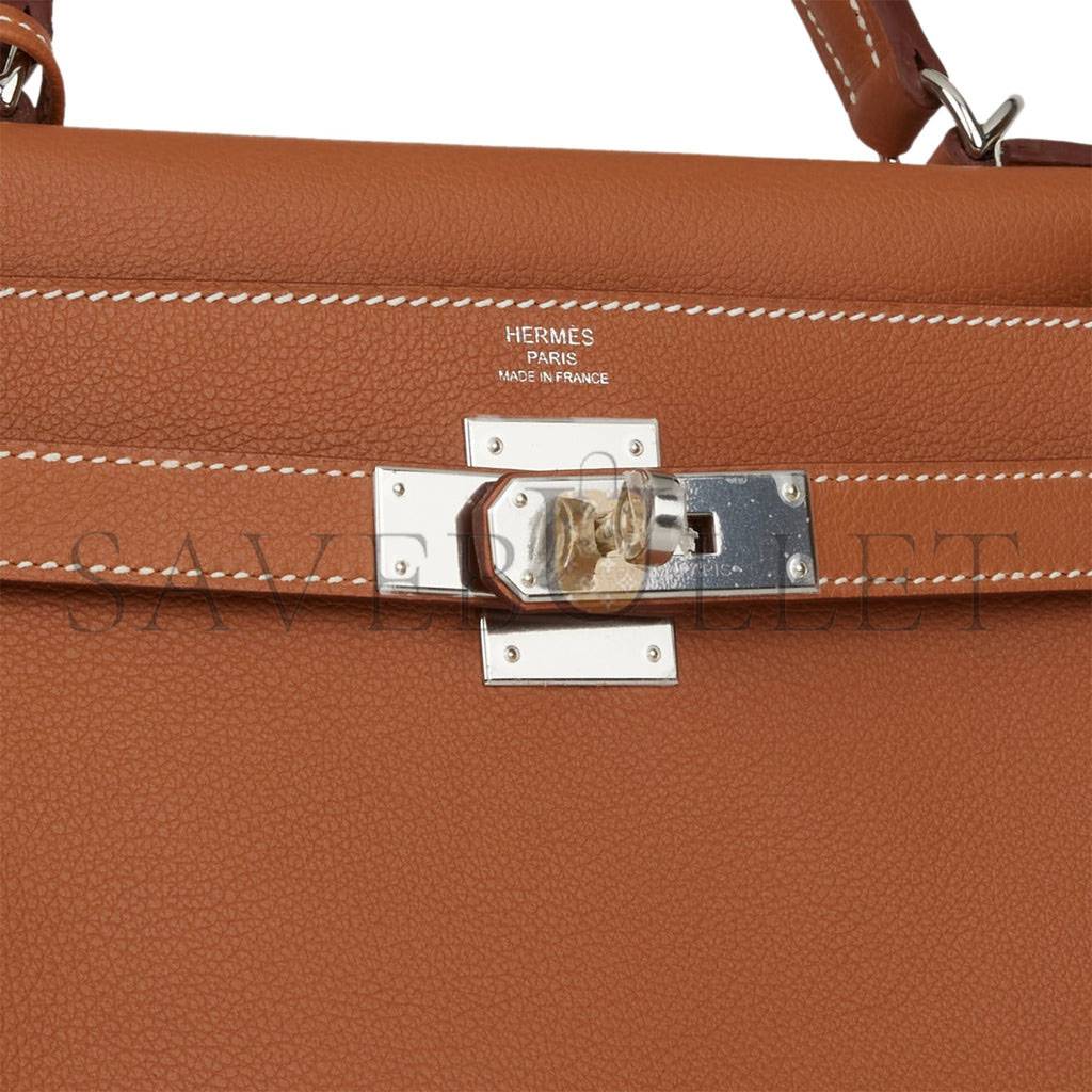 H**mes kelly retourne 28 gold evercolor palladium hardware  (28*22*10cm)