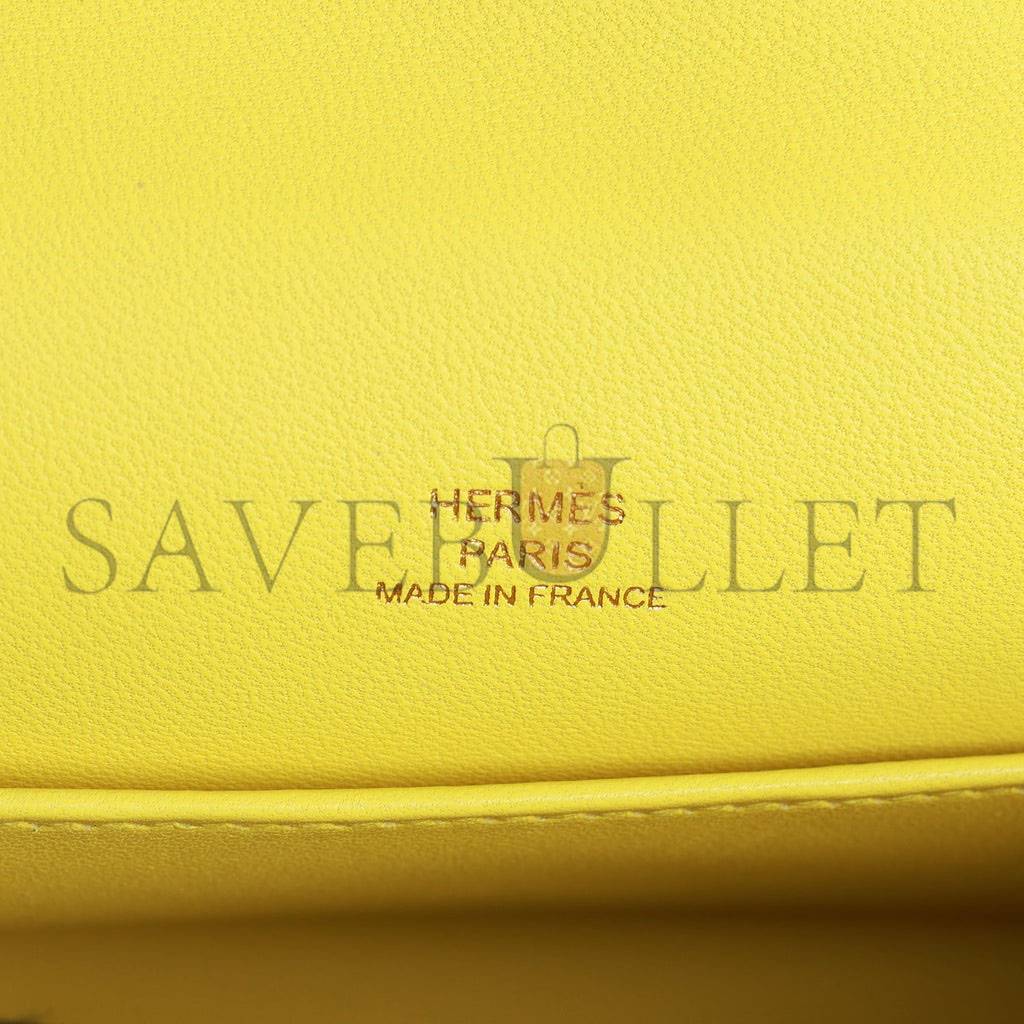 H**mes kelly pochette soufre epsom gold hardware  (22*12*13cm)