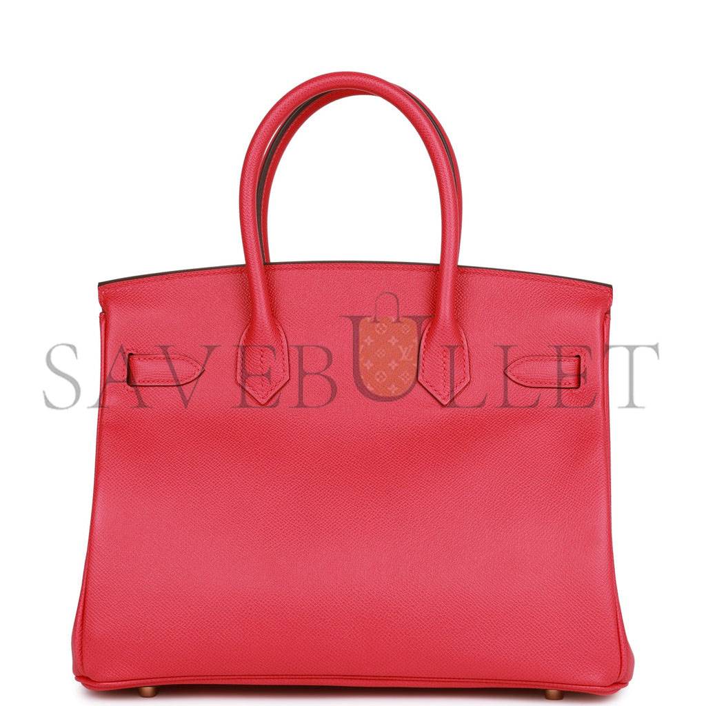 H**mes birkin 30 rose extreme epsom gold hardware (30cm)