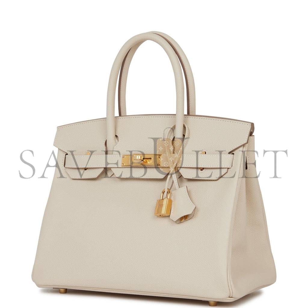 H**mes birkin 30 craie epsom gold hardware  (30cm)