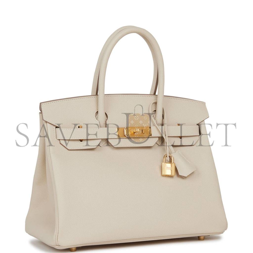 H**mes birkin 30 craie epsom gold hardware  (30cm)