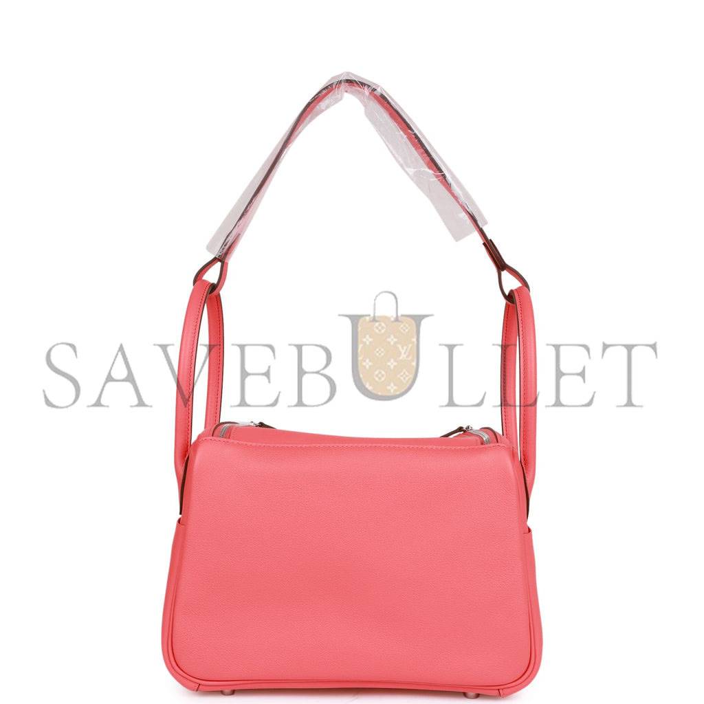 H**mes lindy 26 rose texas evercolor palladium hardware(26*18*12cm)