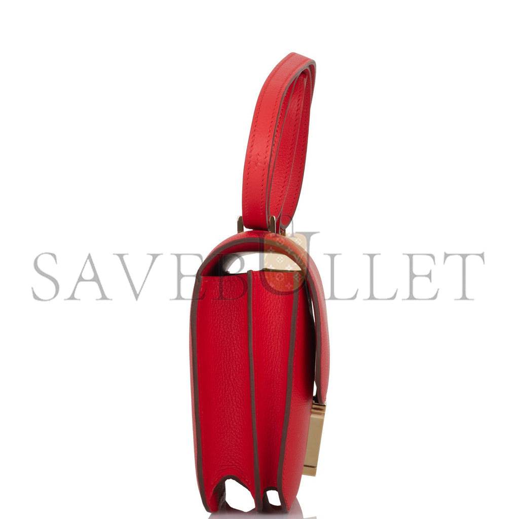 H**mes constance 18 rouge de coeur verso evercolor permabrass hardware 39579900215390 (18cm)