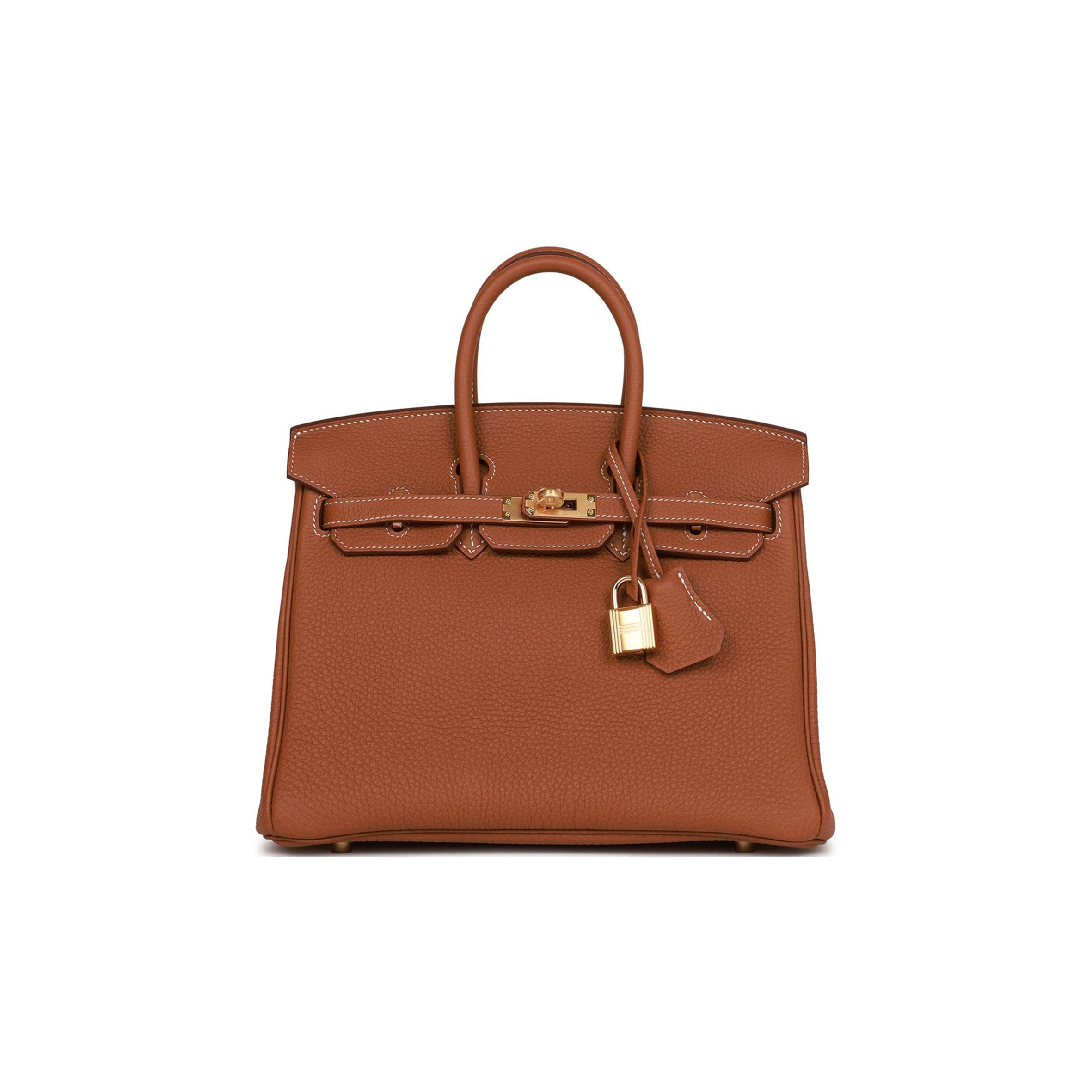 H**mes birkin 25 gold togo gold hardware handmade (25cm)