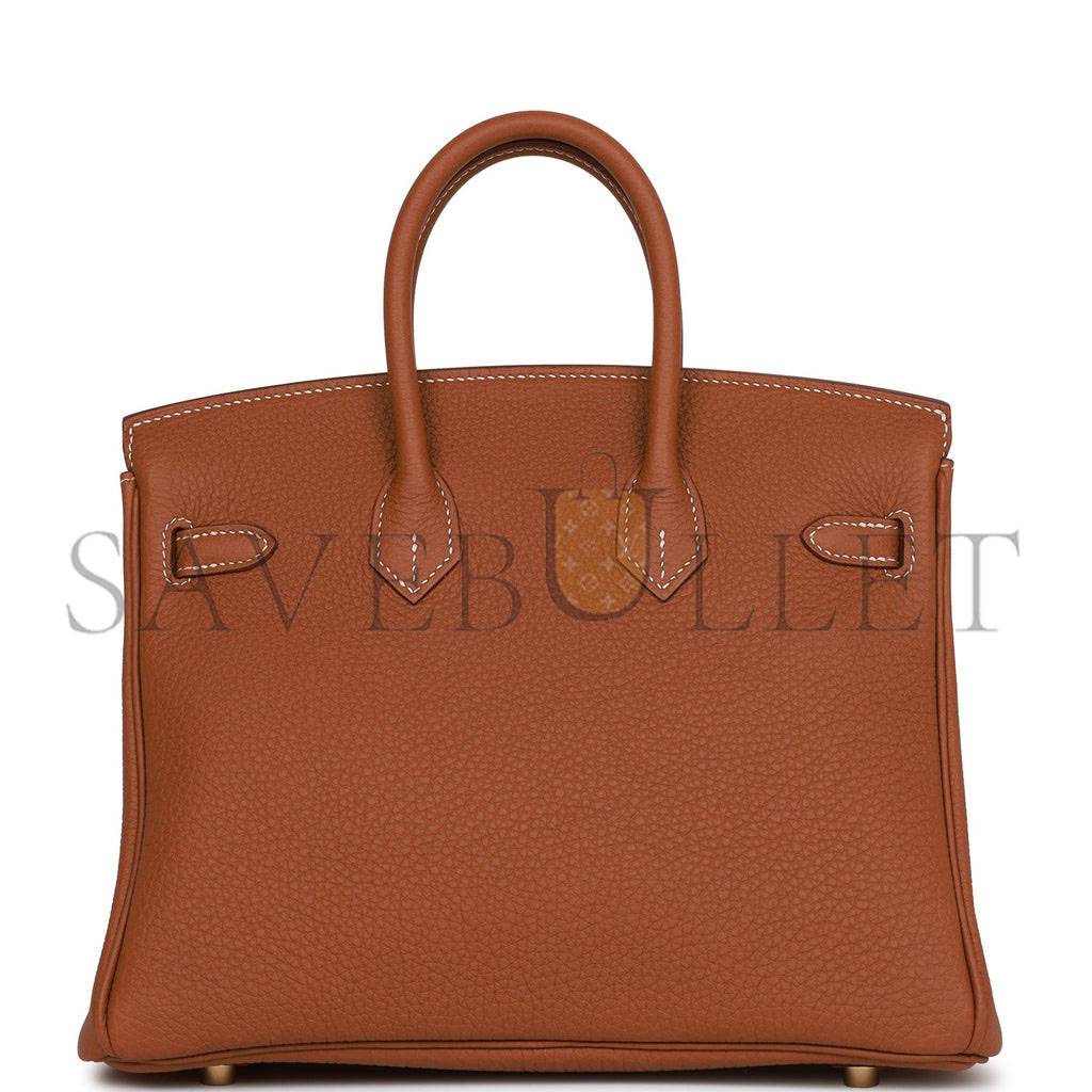 H**mes birkin 25 gold togo gold hardware handmade (25cm)