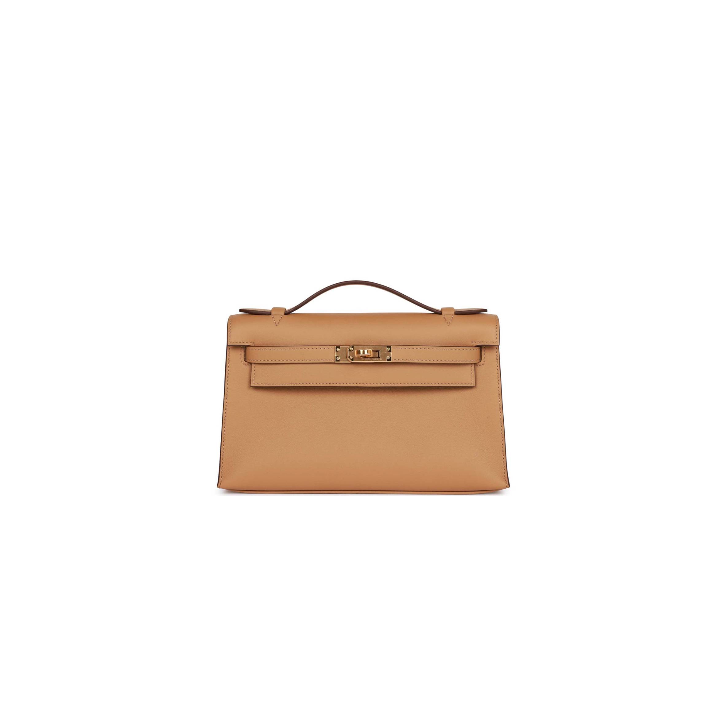H**mes kelly pochette biscuit swift gold hardware  (22*12*13cm)