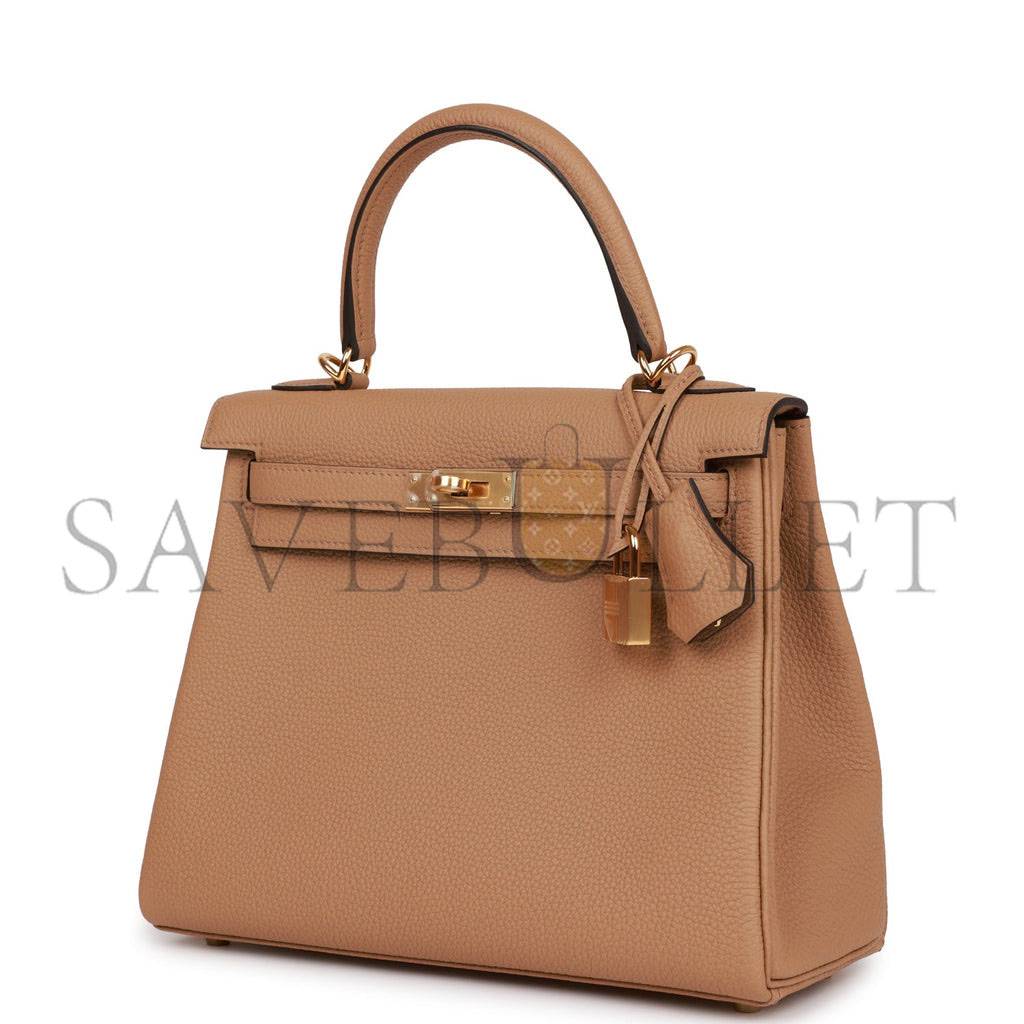 H**mes kelly retourne 25 chai togo gold hardware handmade (25*17*7cm)