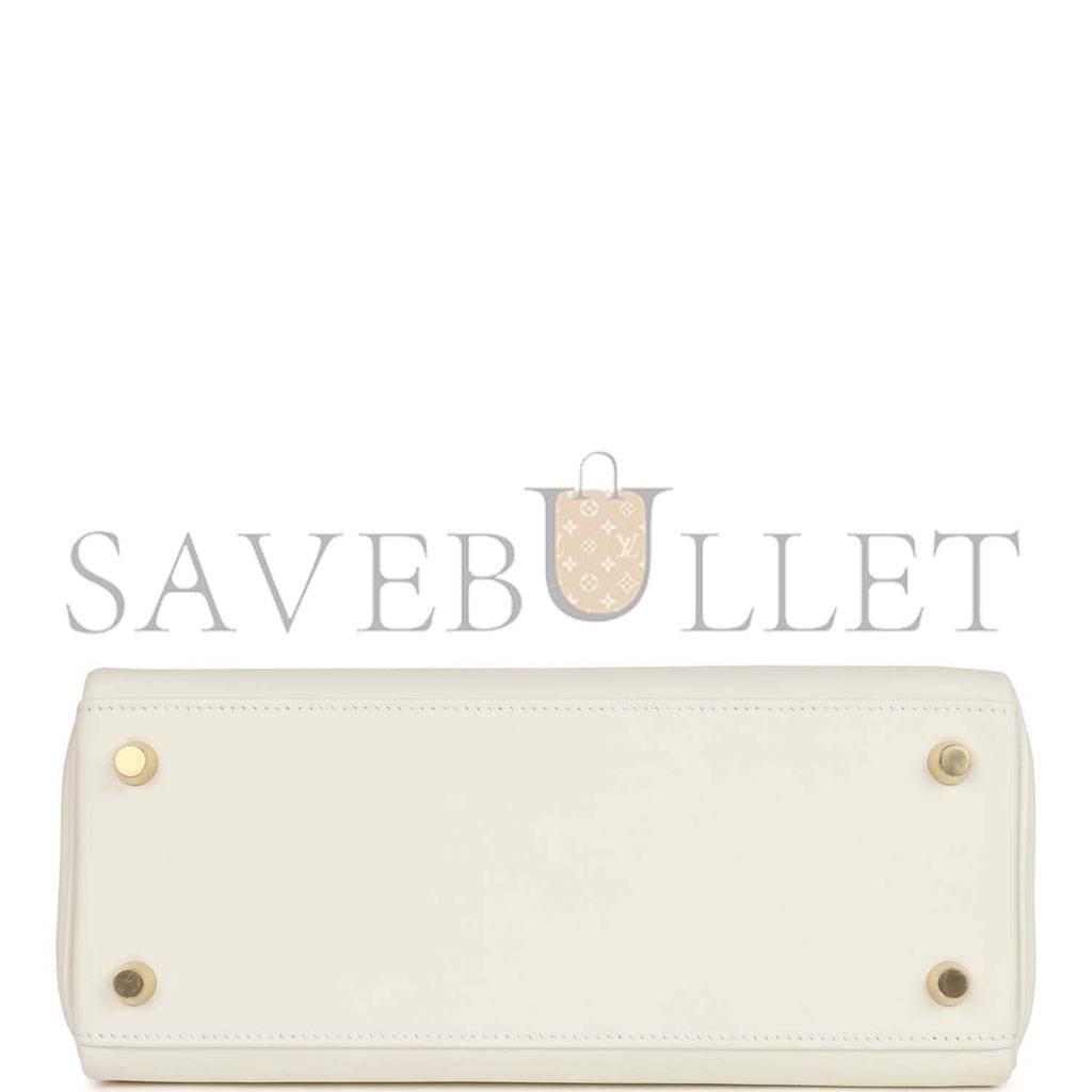 H**mes kelly retourne 25 mushroom swift gold hardware handmade (25*17*7cm)