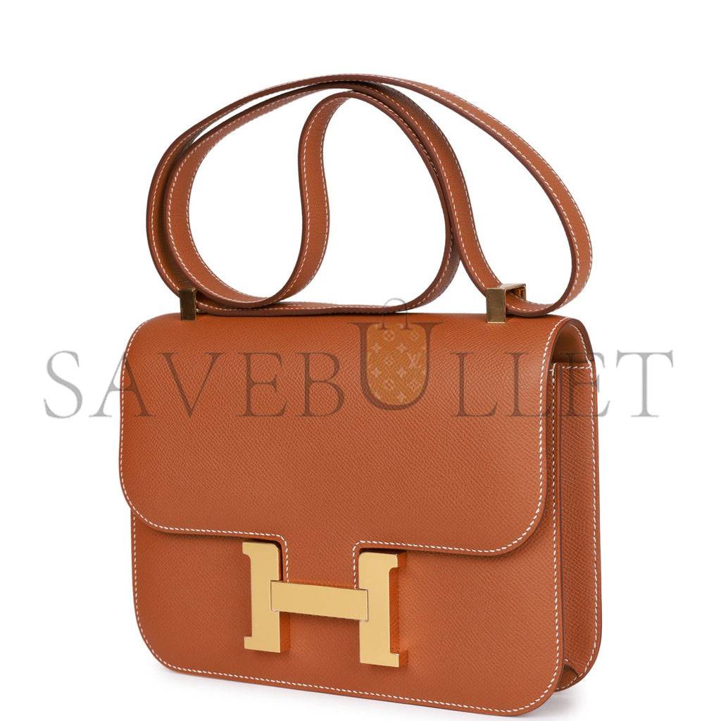H**mes constance 24 gold epsom gold hardware 39871544426590 (24cm)