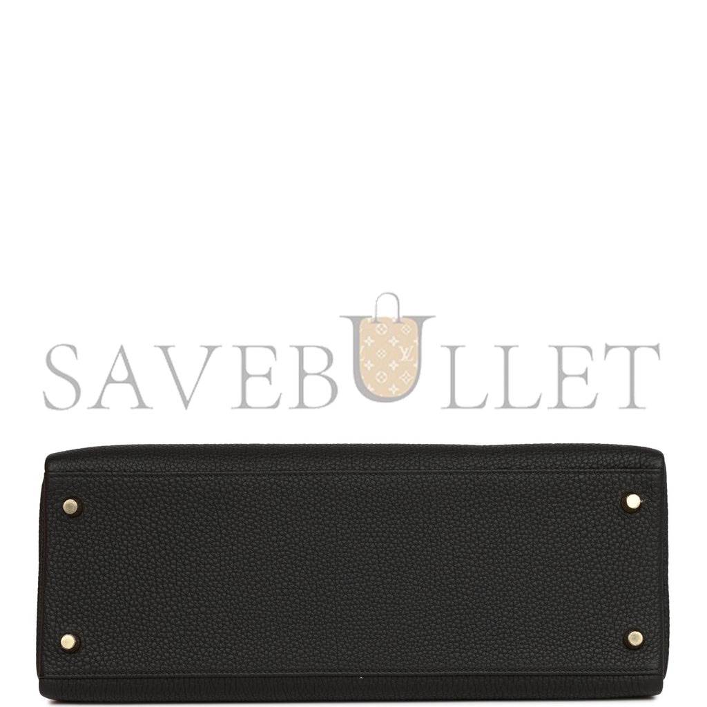 H**mes kelly retourne 35 black togo gold hardware (35*24*12cm)
