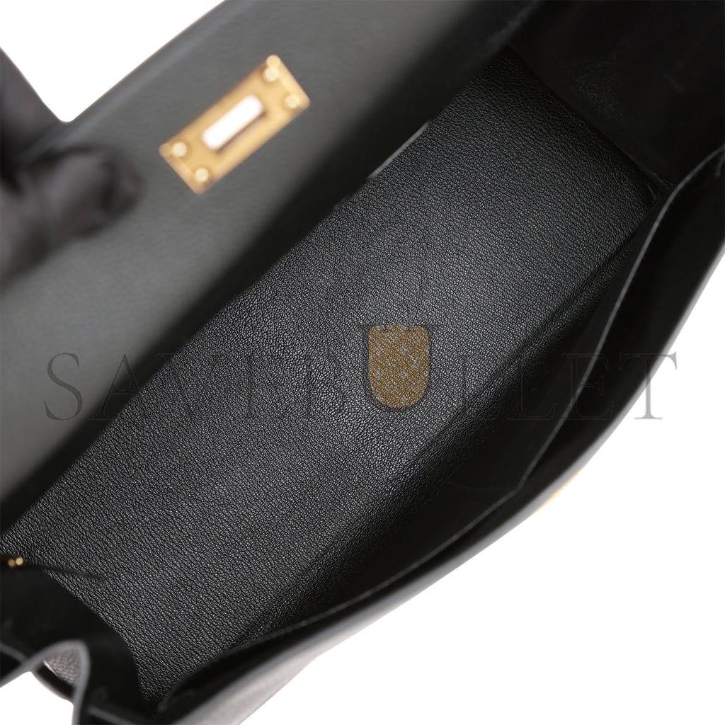 H**mes kelly retourne 35 black togo gold hardware (35*24*12cm)