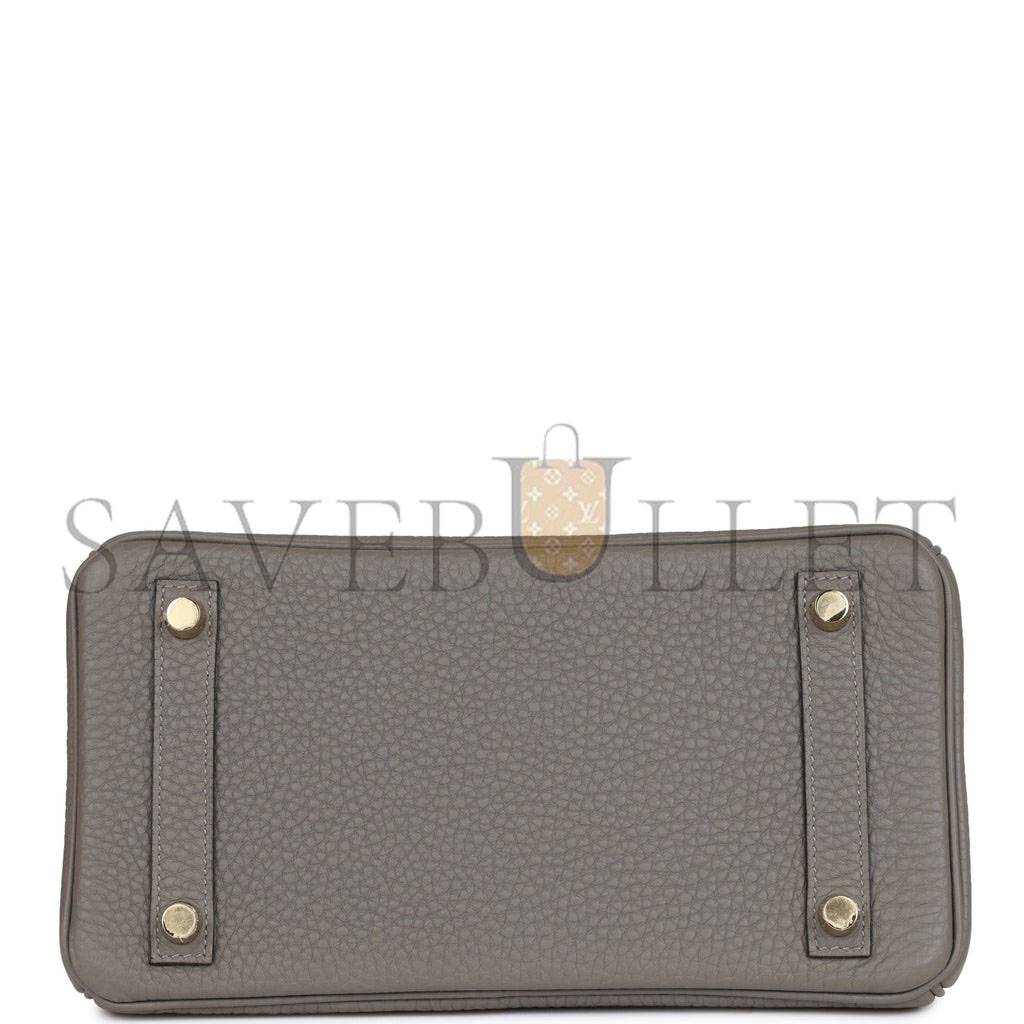H**mes birkin 25 gris meyer togo gold hardware handmade  (25cm)