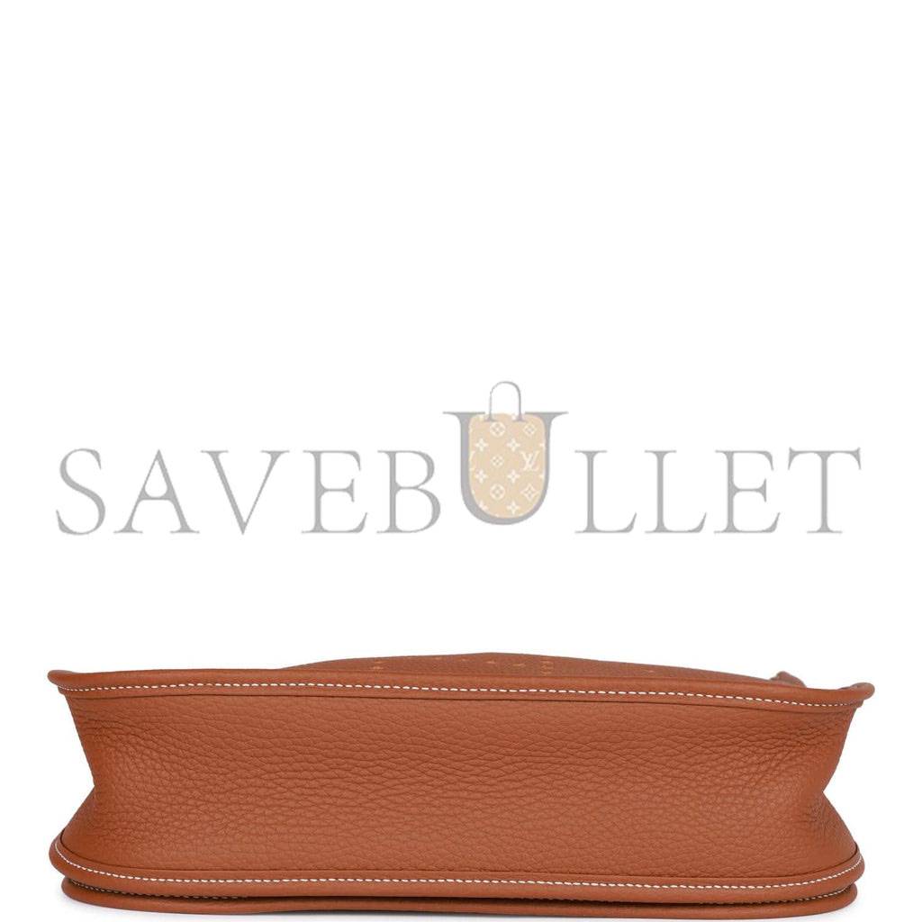 H**mes evelyne iii pm gold clemence palladium hardware  (29*30*7cm)