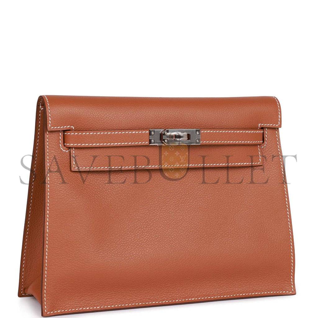 H**mes kelly danse gold evercolor palladium hardware  (22*16*7cm)