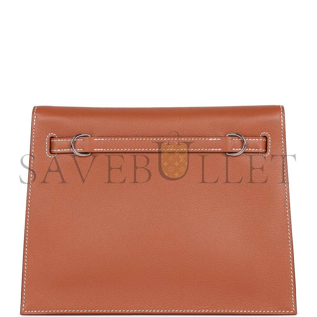 H**mes kelly danse gold evercolor palladium hardware  (22*16*7cm)