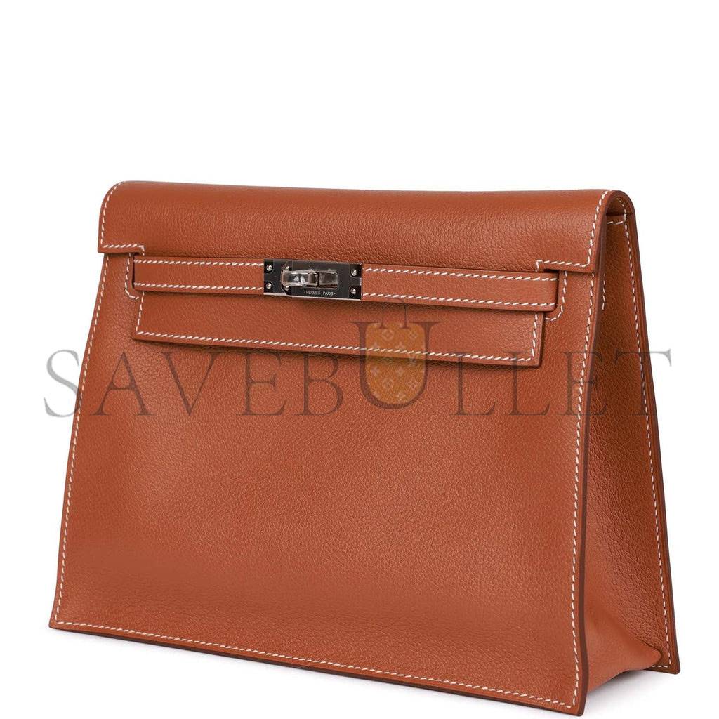 H**mes kelly danse gold evercolor palladium hardware  (22*16*7cm)