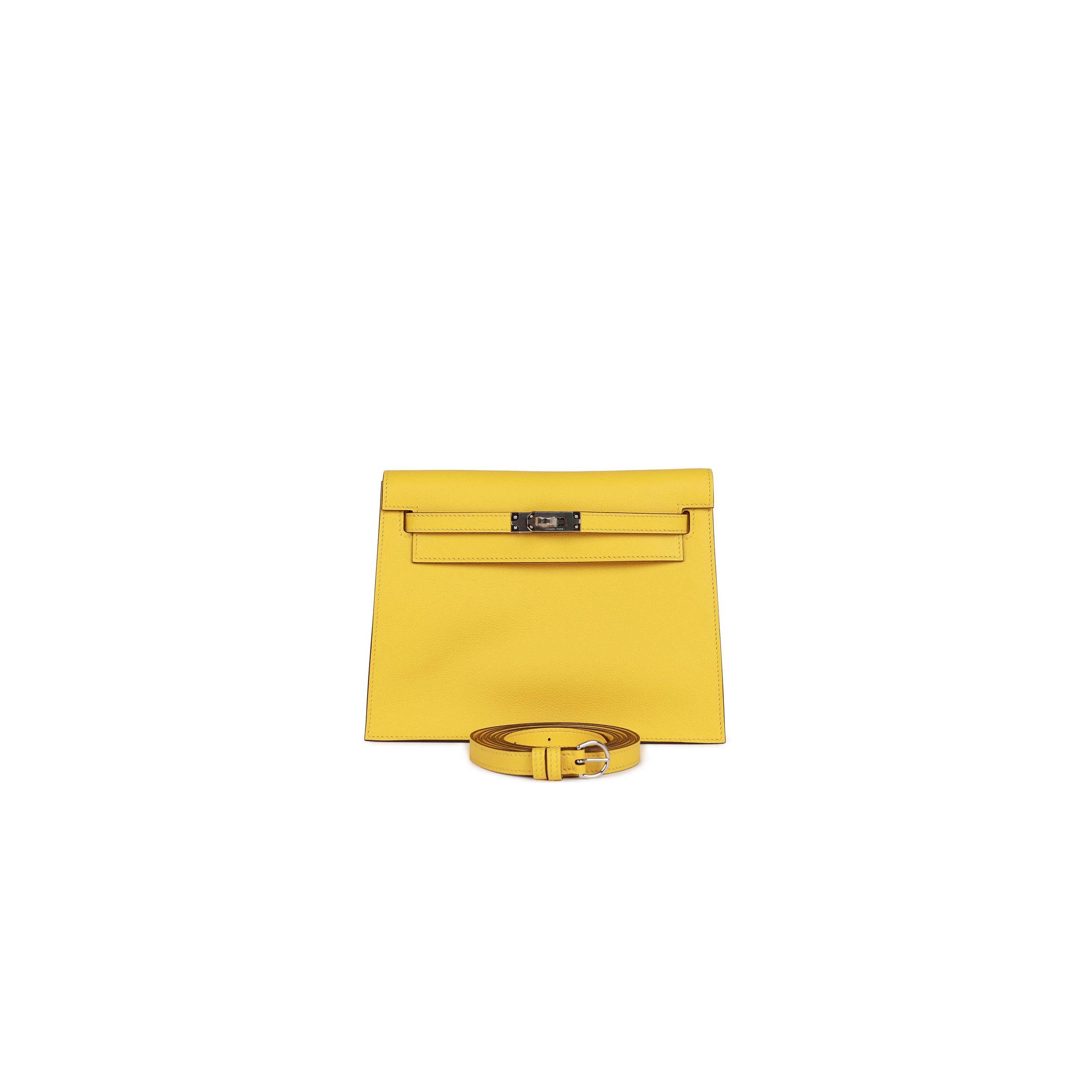 H**mes kelly danse lime evercolor palladium hardware  (22*16*7cm)