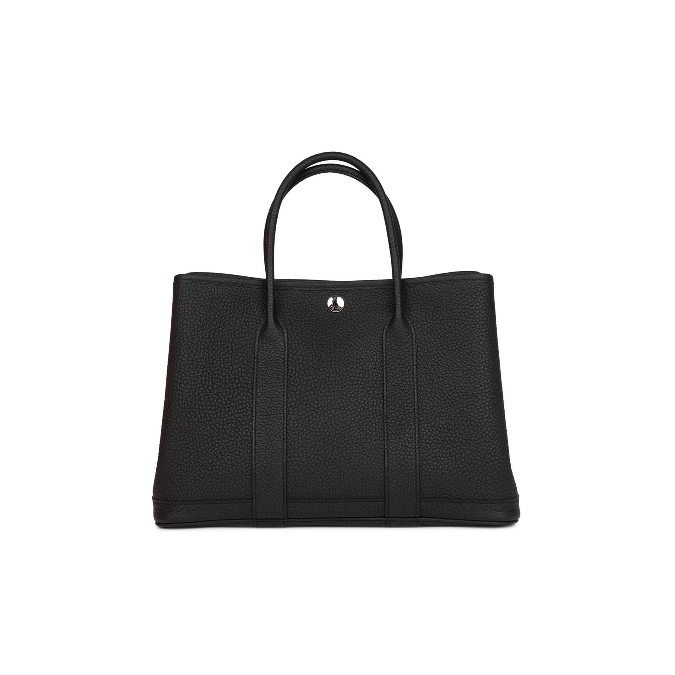 H**mes garden party 30 black negonda palladium hardware (30*21*13cm)
