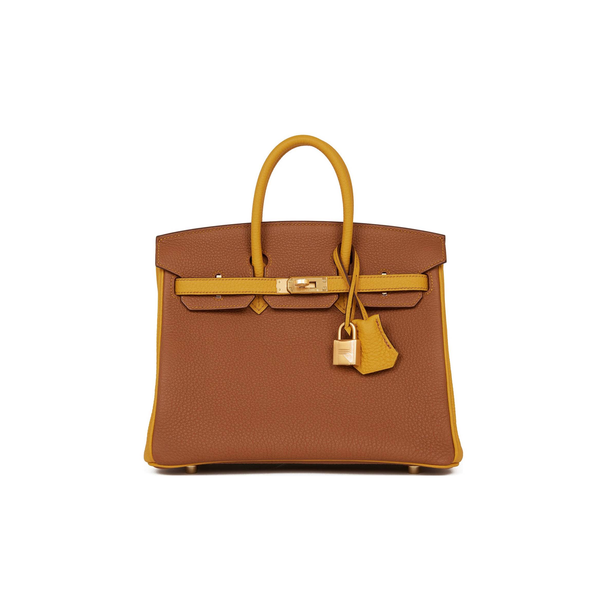 H**mes special order (hss) birkin 25 gold and jaune ambre togo brushed gold hardware  handmade(25cm)