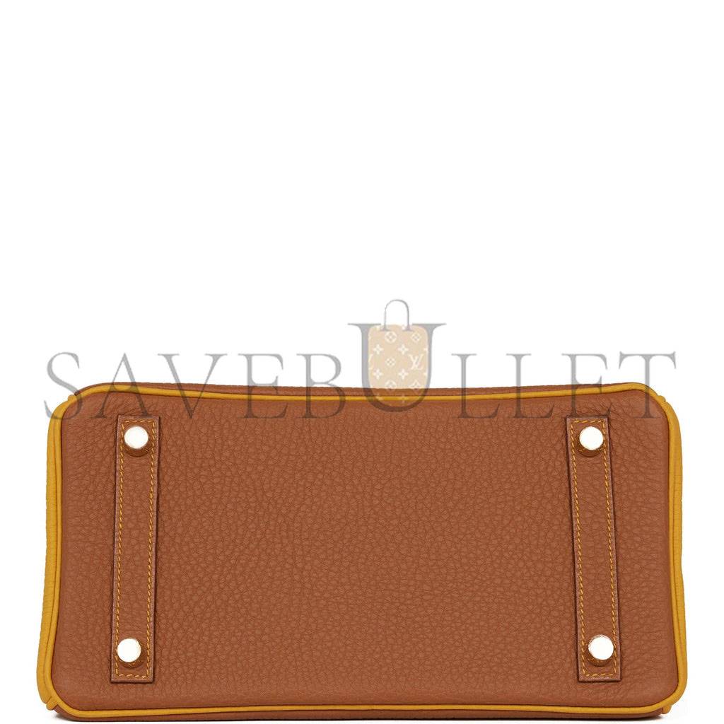 H**mes special order (hss) birkin 25 gold and jaune ambre togo brushed gold hardware  handmade(25cm)
