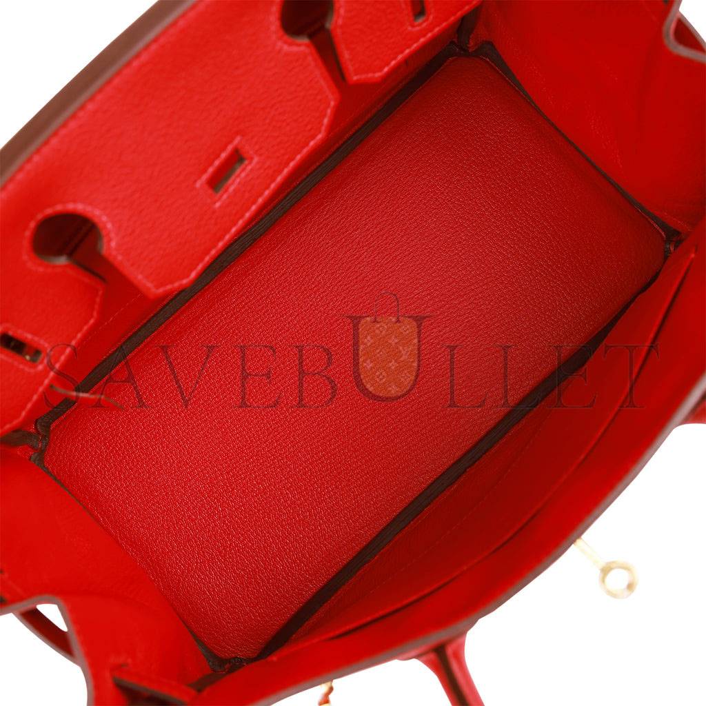 H**mes special order (hss) birkin 30 rouge casaque togo gold hardware ( 30cm*22*16cm)