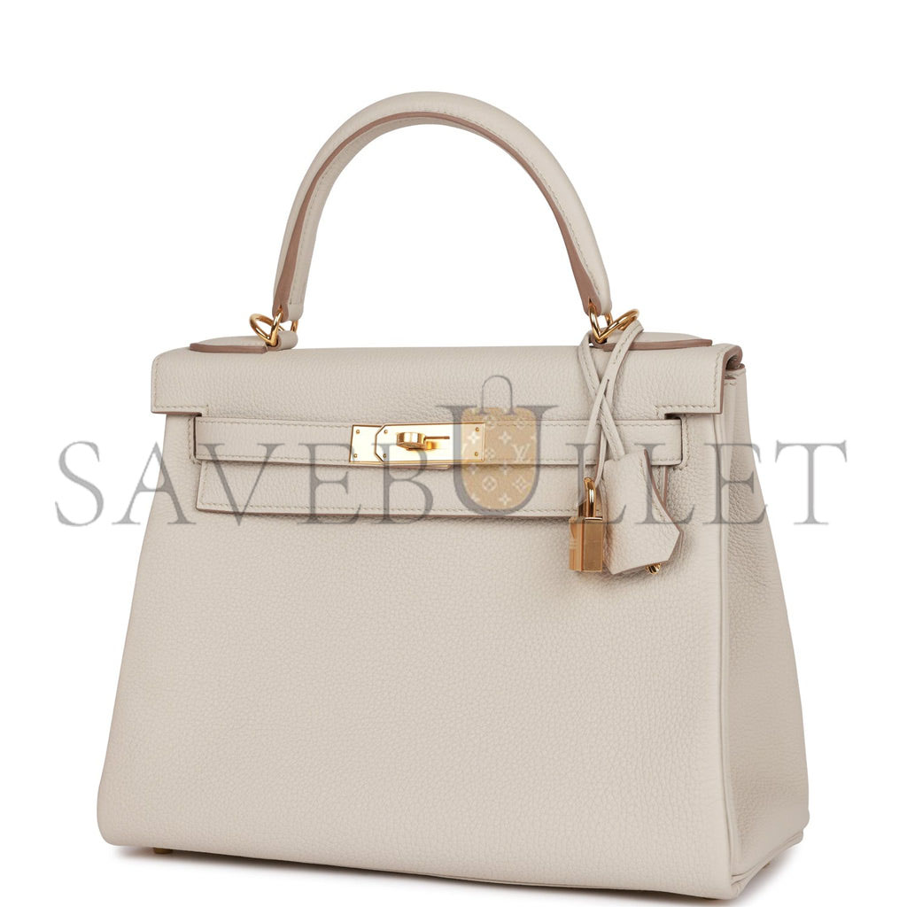 H**mes kelly retourne 28 beton togo gold hardware (28*22*10cm)