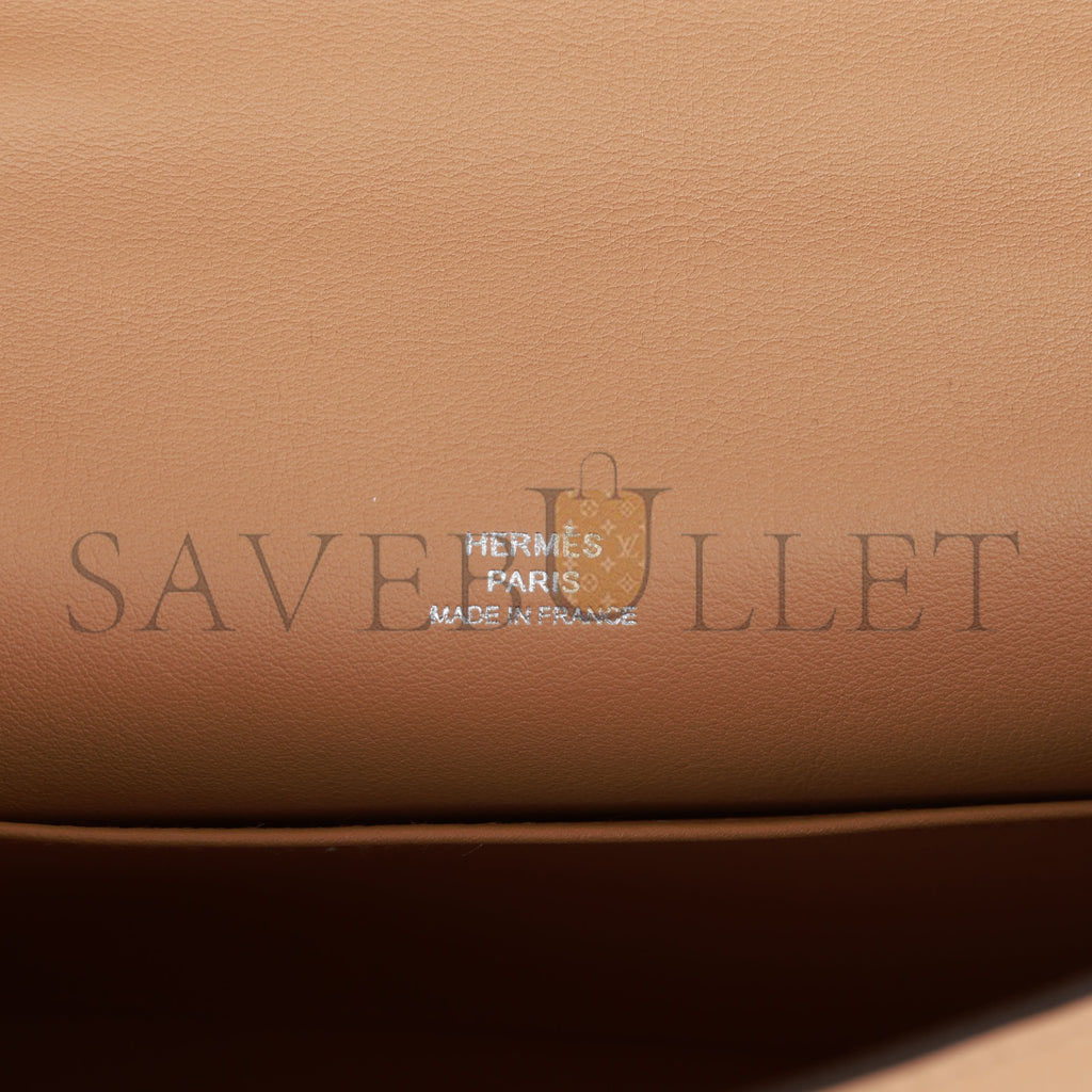 H**mes kelly pochette chai swift palladium hardware   (22*12*13cm)
