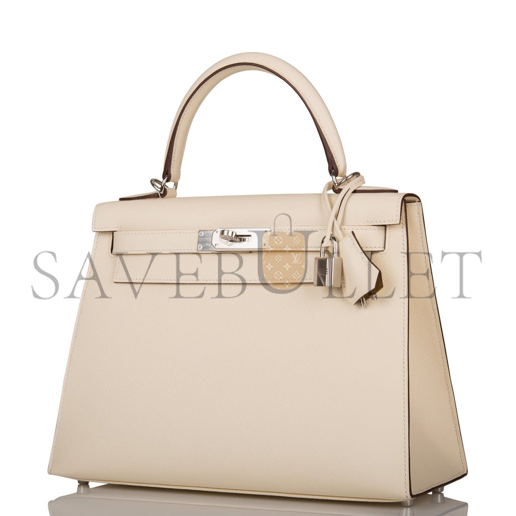 H**mes kelly sellier 28 nata verso epsom palladium hardware (28*22*10cm)