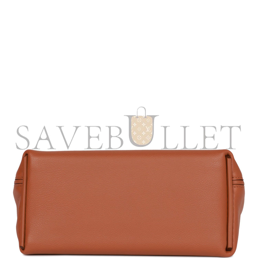 H**mes mini 2424 bag gold evercolor and swift gold hardware (23*16*11cm)