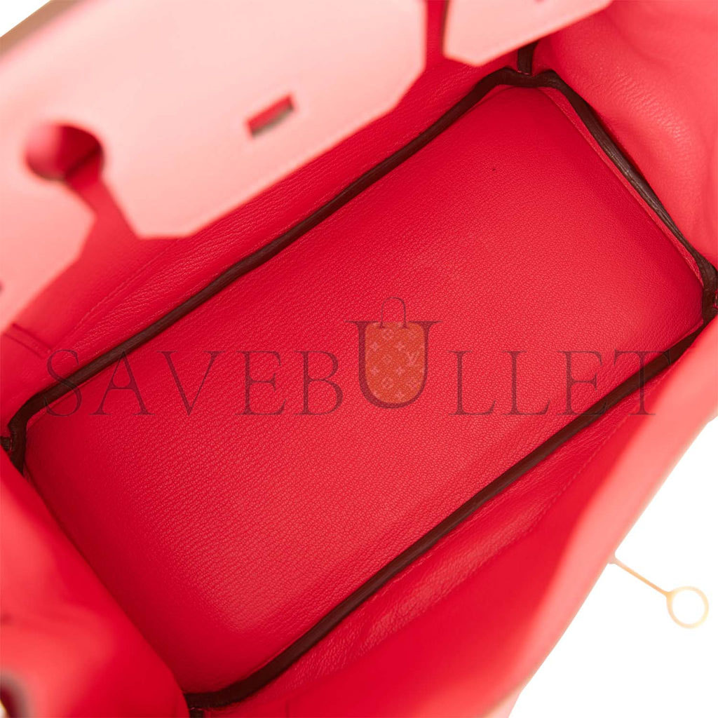 H**mes birkin 30 rose lipstick togo gold hardware (30cm)