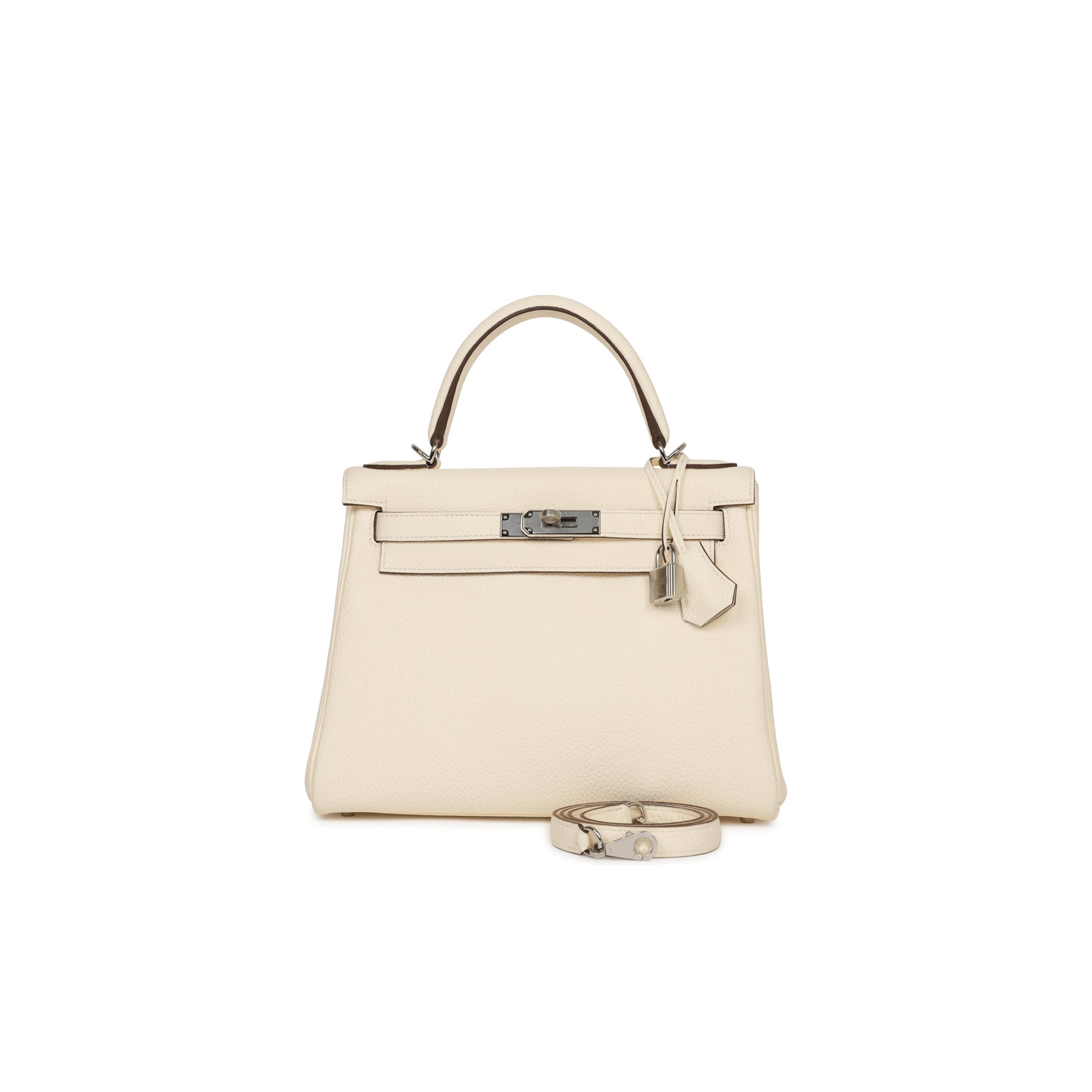 H**mes kelly retourne 28 nata clemence palladium hardware  (28*22*10cm)
