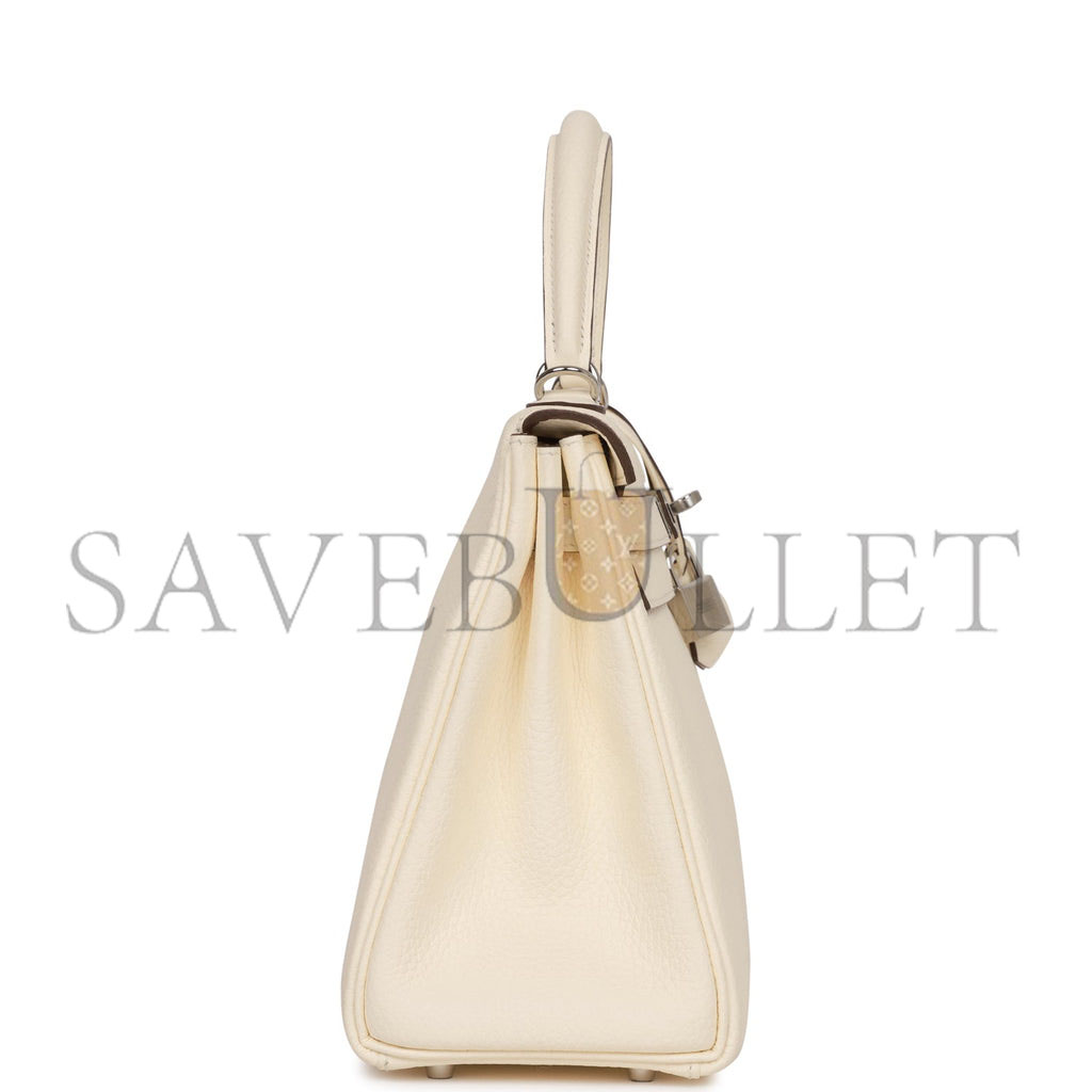 H**mes kelly retourne 28 nata clemence palladium hardware  (28*22*10cm)