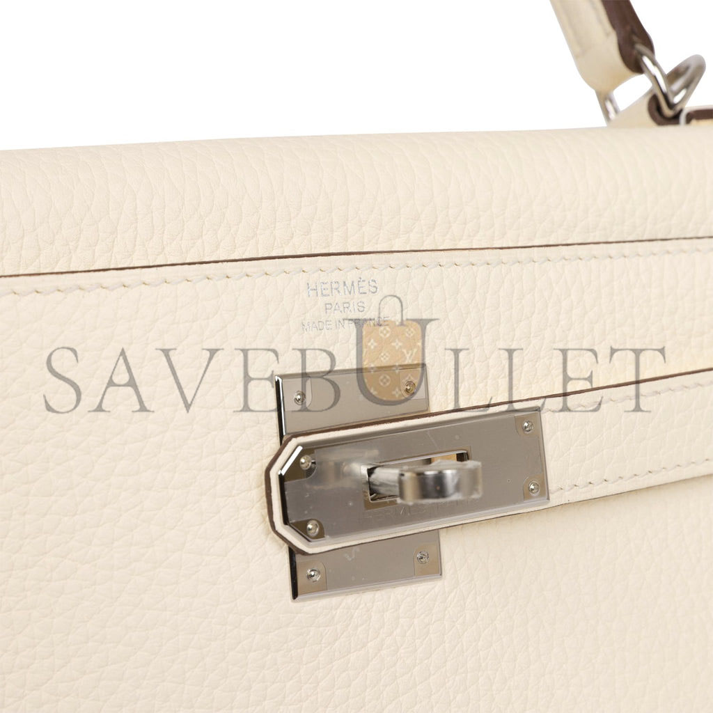 H**mes kelly retourne 28 nata clemence palladium hardware  (28*22*10cm)