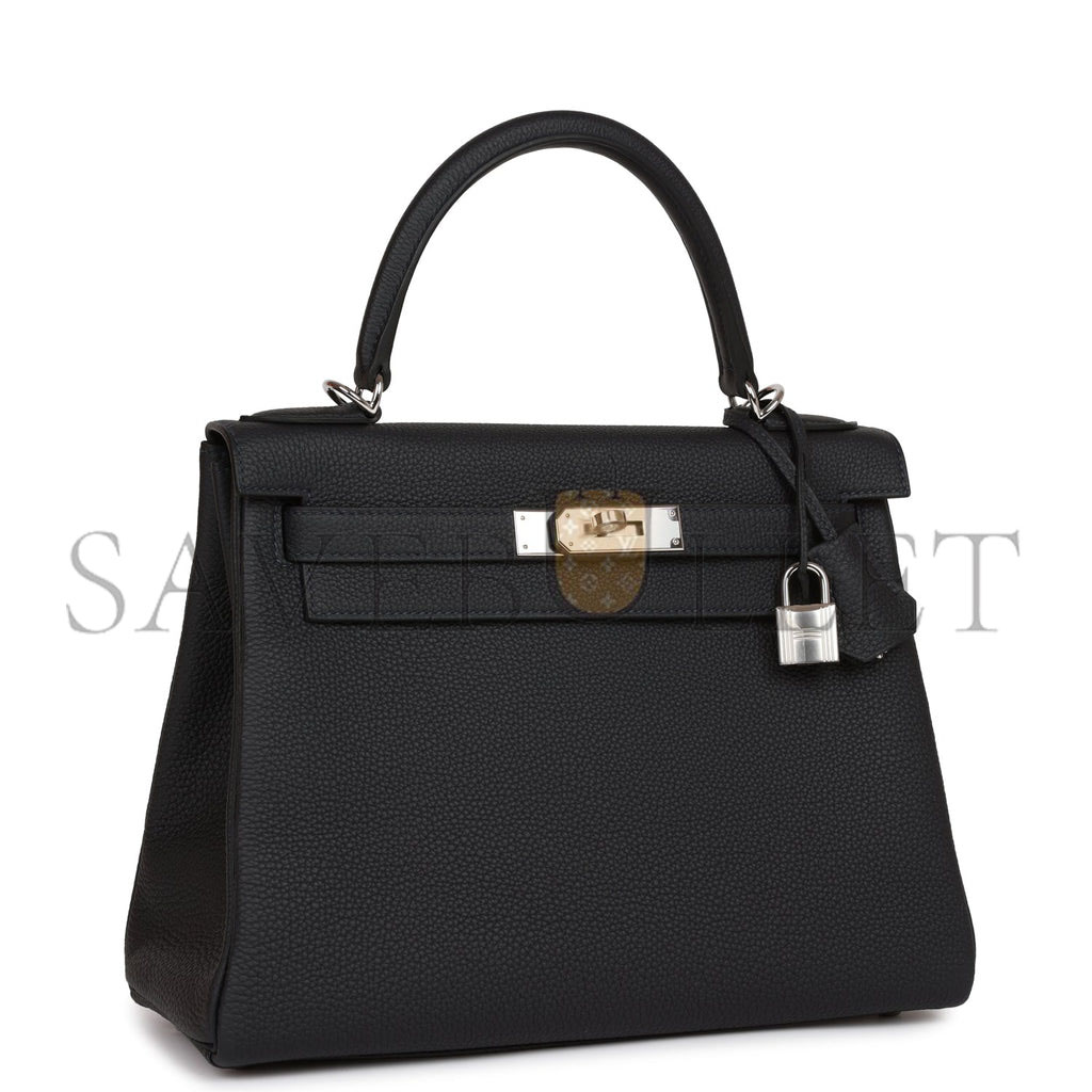 H**mes kelly retourne 28 caban togo palladium hardware (28*22*10cm)